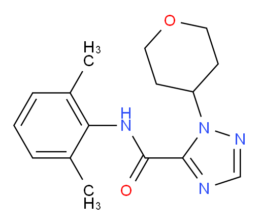 N-(2,6-dimethylphenyl)-1-(tetrahydro-2H-pyran-4-yl)-1H-1,2,4-triazole-5-carboxamide