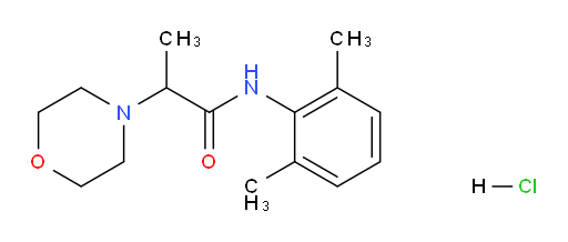 N-(2,6-dimethylphenyl)-2-morpholinopropanamide hydrochloride