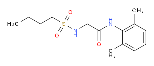 2-(butylsulfonamido)-N-(2,6-dimethylphenyl)acetamide