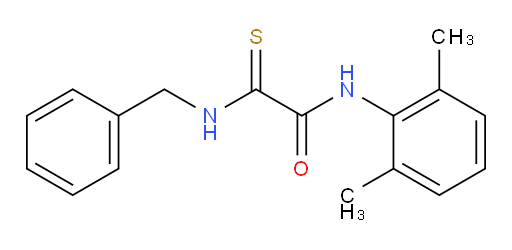 2-(benzylamino)-N-(2,6-dimethylphenyl)-2-thioxoacetamide