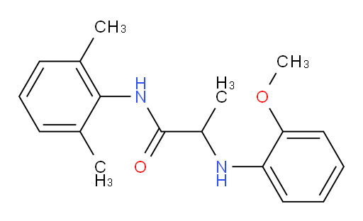 N-(2,6-dimethylphenyl)-2-((2-methoxyphenyl)amino)propanamide