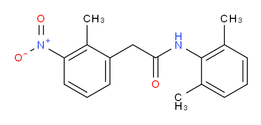 N-(2,6-dimethylphenyl)-2-(2-methyl-3-nitrophenyl)acetamide