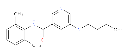 5-(butylamino)-N-(2,6-dimethylphenyl)nicotinamide