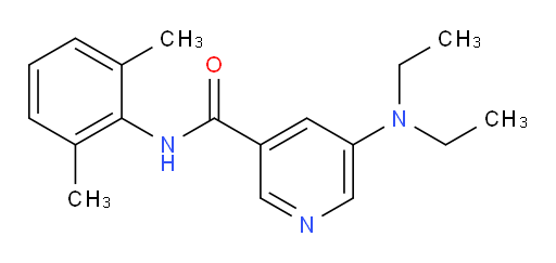 5-(diethylamino)-N-(2,6-dimethylphenyl)nicotinamide