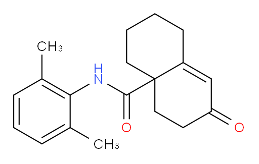 N-(2,6-dimethylphenyl)-7-oxo-1,2,3,4,4a,5,6,7-octahydronaphthalene-4a-carboxamide