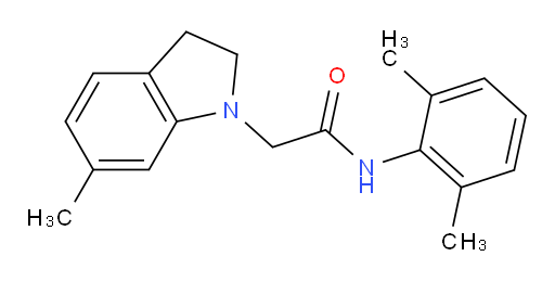 N-(2,6-dimethylphenyl)-2-(6-methylindolin-1-yl)acetamide