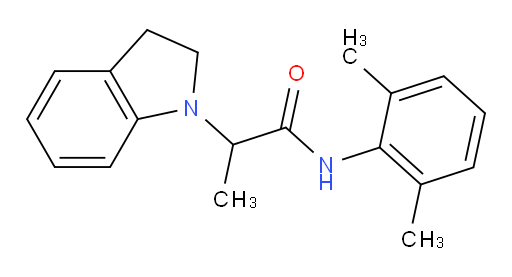 N-(2,6-dimethylphenyl)-2-(indolin-1-yl)propanamide