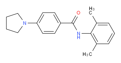 N-(2,6-dimethylphenyl)-4-(pyrrolidin-1-yl)benzamide