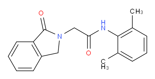 N-(2,6-dimethylphenyl)-2-(1-oxoisoindolin-2-yl)acetamide