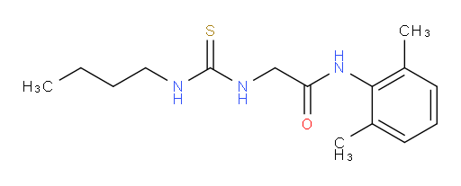 2-(3-butylthioureido)-N-(2,6-dimethylphenyl)acetamide