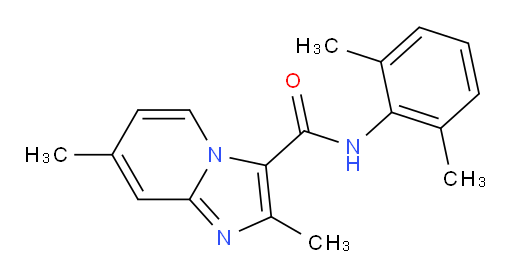 N-(2,6-dimethylphenyl)-2,7-dimethylimidazo[1,2-a]pyridine-3-carboxamide