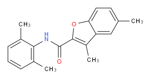 N-(2,6-dimethylphenyl)-3,5-dimethylbenzofuran-2-carboxamide