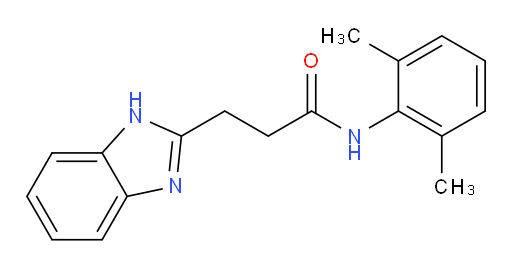 3-(1H-benzo[d]imidazol-2-yl)-N-(2,6-dimethylphenyl)propanamide