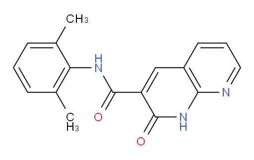 N-(2,6-dimethylphenyl)-2-oxo-1,2-dihydro-1,8-naphthyridine-3-carboxamide