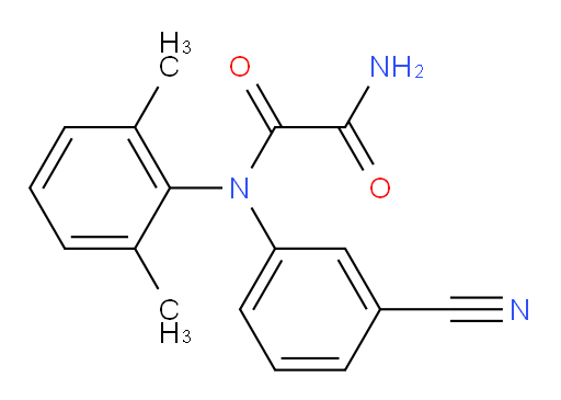 N1-(3-cyanophenyl)-N1-(2,6-dimethylphenyl)oxalamide