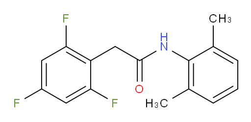 N-(2,6-dimethylphenyl)-2-(2,4,6-trifluorophenyl)acetamide