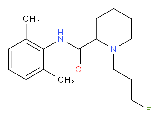N-(2,6-dimethylphenyl)-1-(3-fluoropropyl)piperidine-2-carboxamide