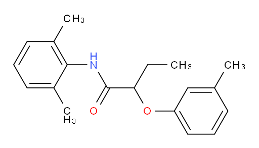 N-(2,6-dimethylphenyl)-2-(m-tolyloxy)butanamide