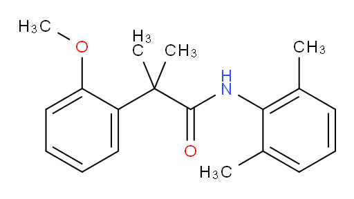 N-(2,6-dimethylphenyl)-2-(2-methoxyphenyl)-2-methylpropanamide
