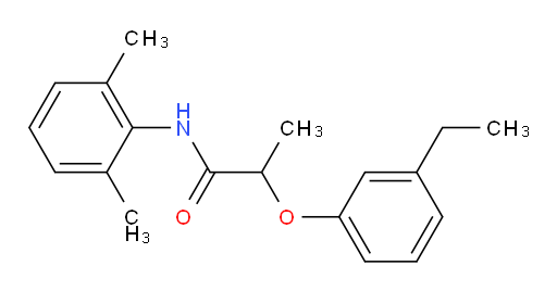 N-(2,6-dimethylphenyl)-2-(3-ethylphenoxy)propanamide