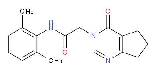 N-(2,6-dimethylphenyl)-2-(4-oxo-4,5,6,7-tetrahydro-3H-cyclopenta[d]pyrimidin-3-yl)acetamide
