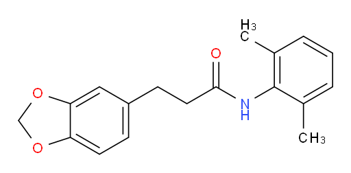 3-(benzo[d][1,3]dioxol-5-yl)-N-(2,6-dimethylphenyl)propanamide