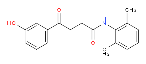 N-(2,6-dimethylphenyl)-4-(3-hydroxyphenyl)-4-oxobutanamide