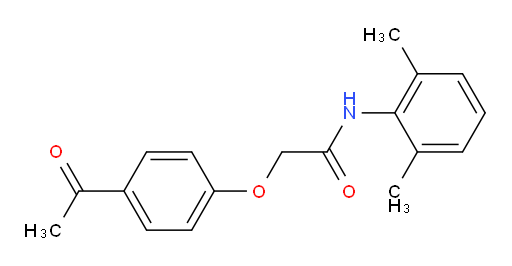 2-(4-acetylphenoxy)-N-(2,6-dimethylphenyl)acetamide