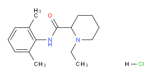 N-(2,6-dimethylphenyl)-1-ethylpiperidine-2-carboxamide hydrochloride