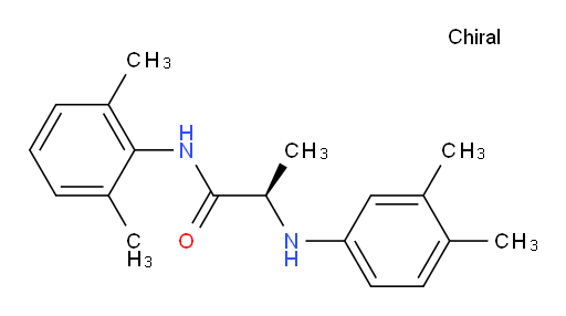 (R)-N-(2,6-dimethylphenyl)-2-((3,4-dimethylphenyl)amino)propanamide