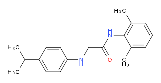 N-(2,6-dimethylphenyl)-2-((4-isopropylphenyl)amino)acetamide