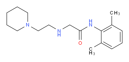N-(2,6-dimethylphenyl)-2-((2-(piperidin-1-yl)ethyl)amino)acetamide