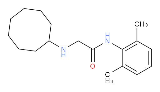 2-(cyclooctylamino)-N-(2,6-dimethylphenyl)acetamide