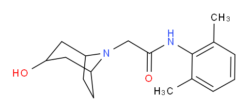 N-(2,6-dimethylphenyl)-2-(3-hydroxy-8-azabicyclo[3.2.1]octan-8-yl)acetamide