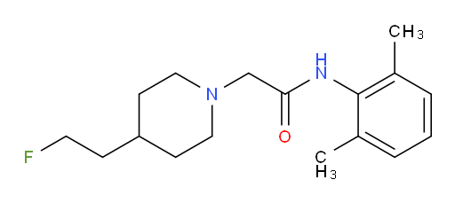 N-(2,6-dimethylphenyl)-2-(4-(2-fluoroethyl)piperidin-1-yl)acetamide