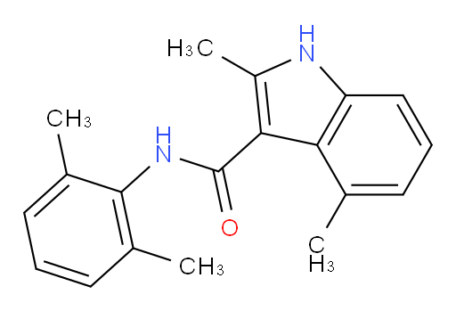 N-(2,6-dimethylphenyl)-2,4-dimethyl-1H-indole-3-carboxamide