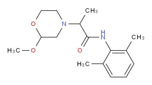 N-(2,6-dimethylphenyl)-2-(2-methoxymorpholino)propanamide
