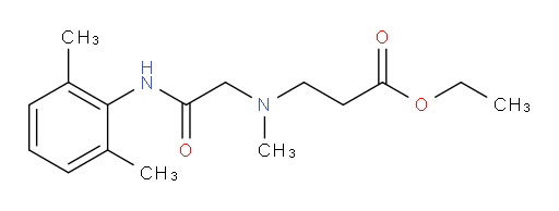 ethyl 3-((2-((2,6-dimethylphenyl)amino)-2-oxoethyl)(methyl)amino)propanoate