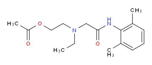 2-((2-((2,6-dimethylphenyl)amino)-2-oxoethyl)(ethyl)amino)ethyl acetate