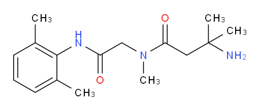 3-amino-N-(2-((2,6-dimethylphenyl)amino)-2-oxoethyl)-N,3-dimethylbutanamide