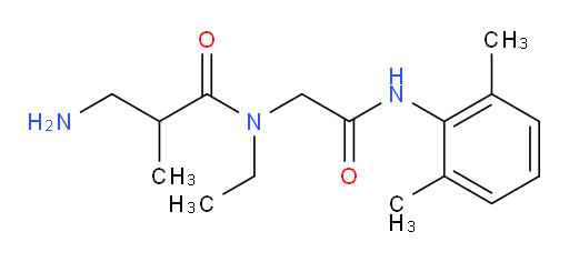 3-amino-N-(2-((2,6-dimethylphenyl)amino)-2-oxoethyl)-N-ethyl-2-methylpropanamide