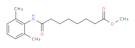 methyl 8-((2,6-dimethylphenyl)amino)-8-oxooctanoate