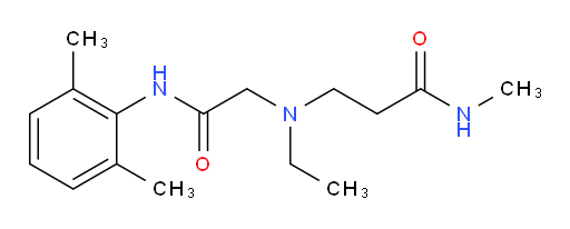 3-((2-((2,6-dimethylphenyl)amino)-2-oxoethyl)(ethyl)amino)-N-methylpropanamide