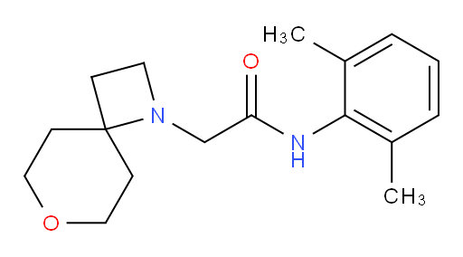 N-(2,6-dimethylphenyl)-2-(7-oxa-1-azaspiro[3.5]nonan-1-yl)acetamide