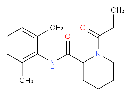 N-(2,6-dimethylphenyl)-1-propionylpiperidine-2-carboxamide