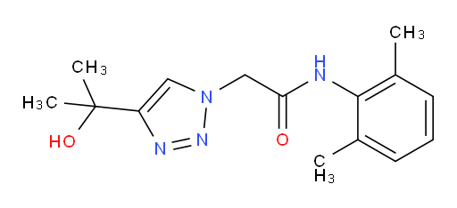 N-(2,6-dimethylphenyl)-2-(4-(2-hydroxypropan-2-yl)-1H-1,2,3-triazol-1-yl)acetamide
