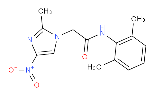 N-(2,6-dimethylphenyl)-2-(2-methyl-4-nitro-1H-imidazol-1-yl)acetamide