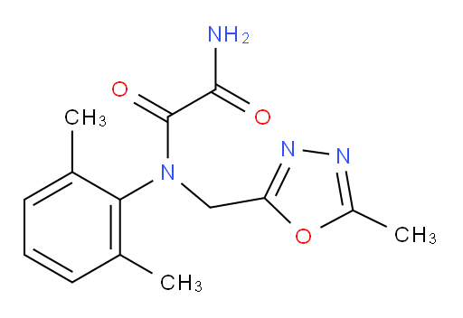 N1-(2,6-dimethylphenyl)-N1-((5-methyl-1,3,4-oxadiazol-2-yl)methyl)oxalamide
