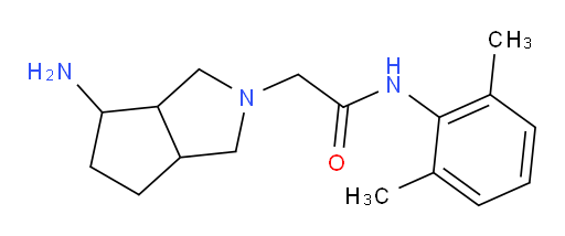 2-(4-aminohexahydrocyclopenta[c]pyrrol-2(1H)-yl)-N-(2,6-dimethylphenyl)acetamide