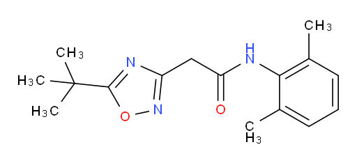 2-(5-(tert-butyl)-1,2,4-oxadiazol-3-yl)-N-(2,6-dimethylphenyl)acetamide